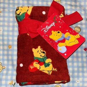 Winnie the Pooh Red 2-pack Hand Towels
